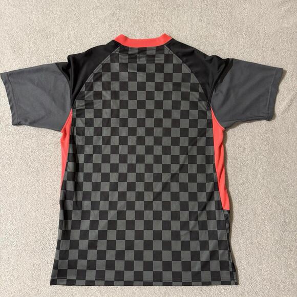 Liverpool FC 20/21 Third Nike Jersey Black Checkered Soccer Shirt Men’s Size L - Picture 2 of 6